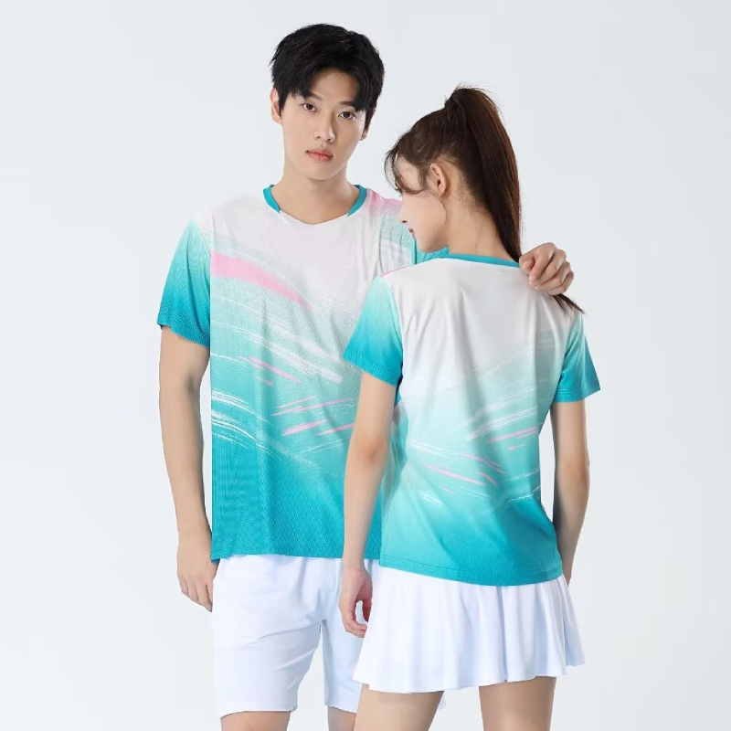 Badminton Jersey - 유니섹스 탁구 티셔츠 전문 통기성 배드민턴