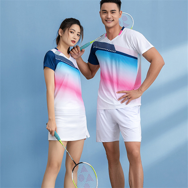 Badminton Outfit - 남녀공용 배드민턴 저지 및 반바지, 셔틀콕
