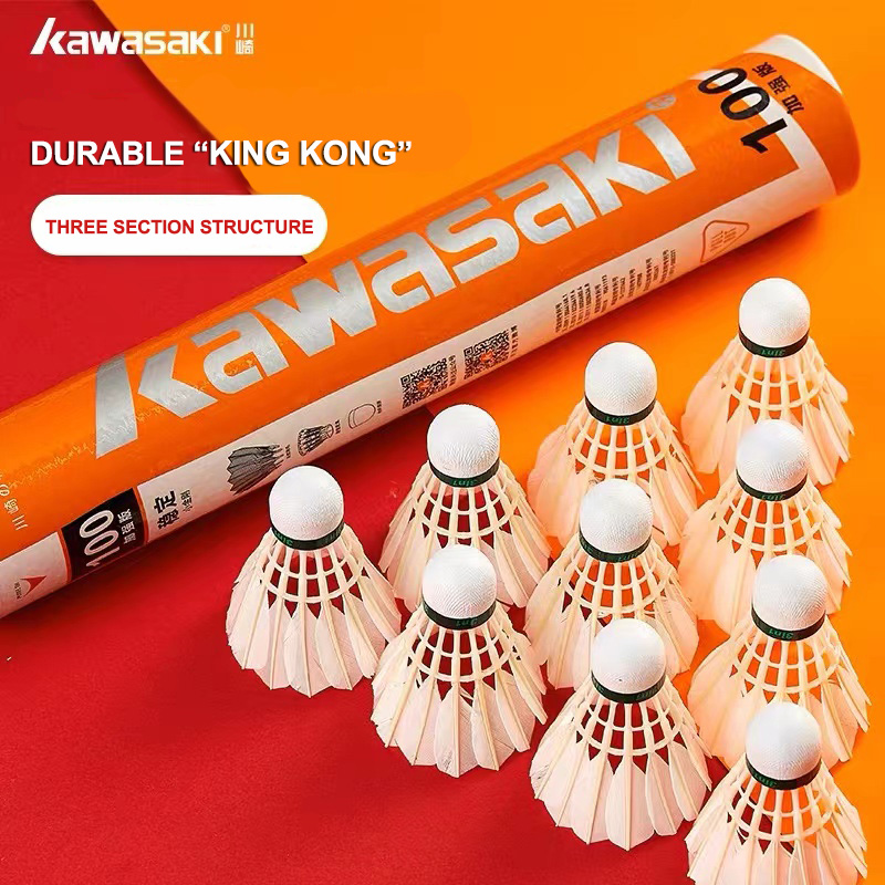 가와사키 킹콩 100/500 깃털 셔틀콕 배드민턴 클럽 - Badminton Victor 리뷰 및 가격