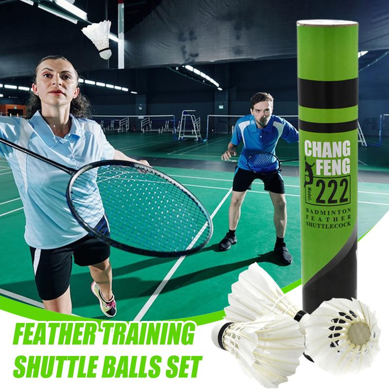 12PC 내구성 배드민턴 셔틀콕 오리 깃털 배드민턴 셔 - Badminton Victor 리뷰 및 가격
