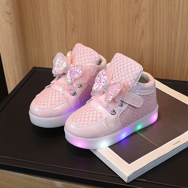 키즈 테니스 2025 봄과 가을 어린이 LED 운동화  - Badminton Junior 리뷰 및 가격
