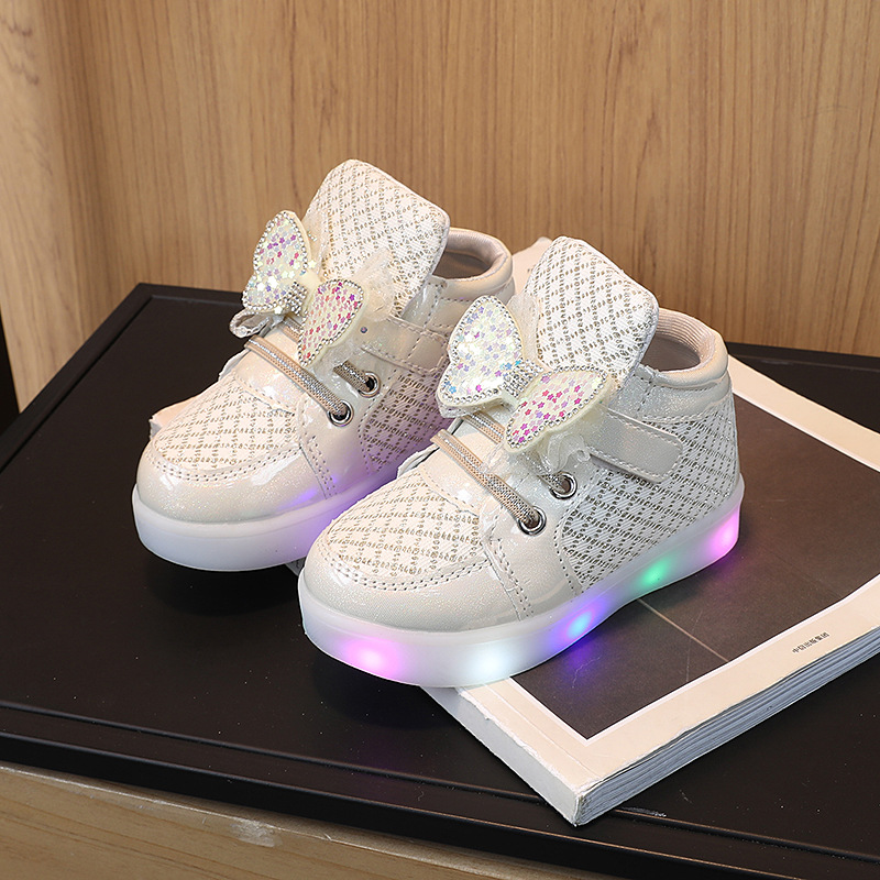 키즈 테니스 2025 봄과 가을 어린이 LED 운동화  - Badminton Junior 리뷰 및 가격