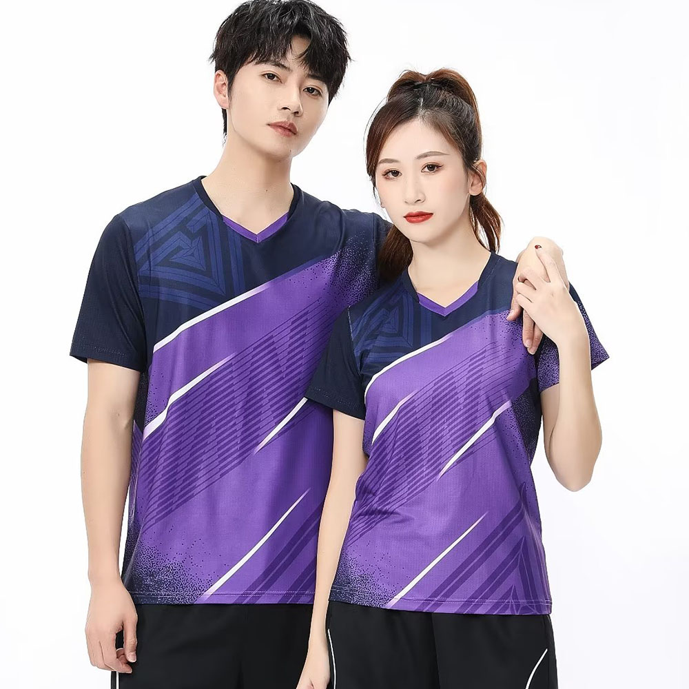 남녀공용 테니스 탁구 티셔츠, 반팔 스포츠 상의, 빠른 - Badminton Jersey 리뷰 및 가격