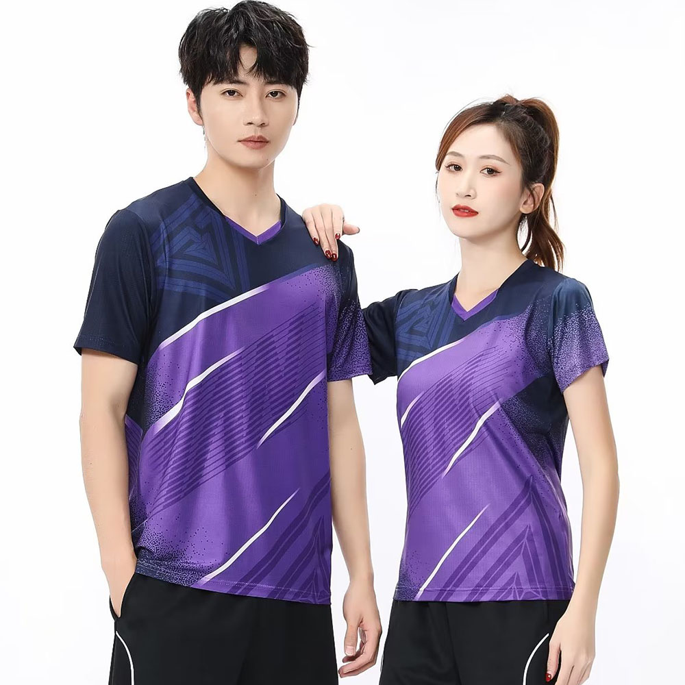 남녀공용 테니스 탁구 티셔츠, 반팔 스포츠 상의, 빠른 - Badminton Jersey 리뷰 및 가격