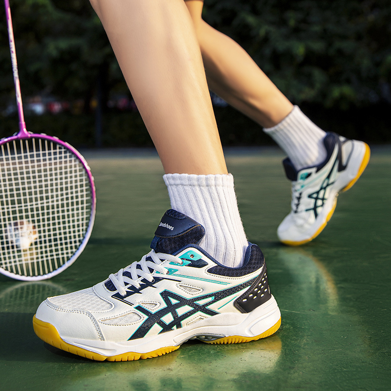 새로운 남성 스포츠 신발 남성 배드민턴 신발 경량 배구 - Badminton Outfit 리뷰 및 가격