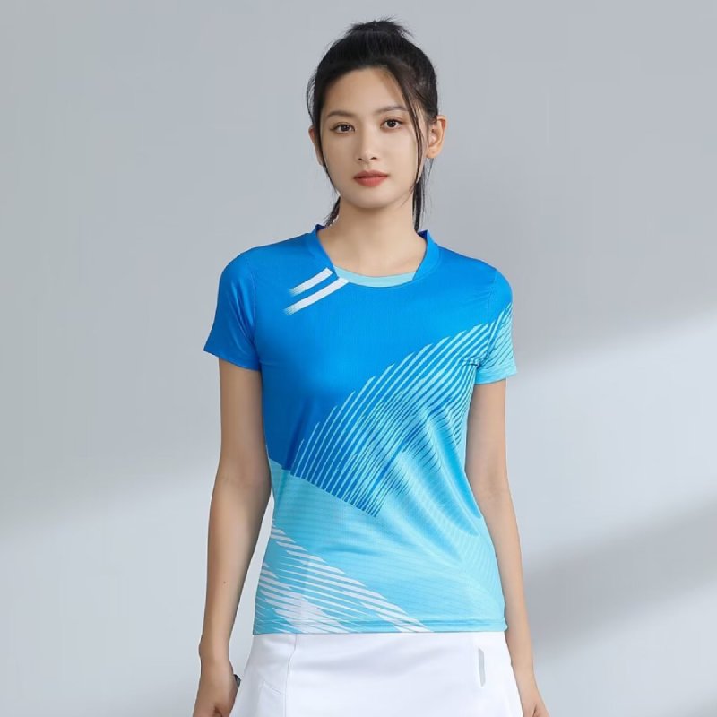 여성용 탁구 배드민턴 셔츠, 3D 프린트, 통기성 메쉬 - Badminton Jersey 리뷰 및 가격