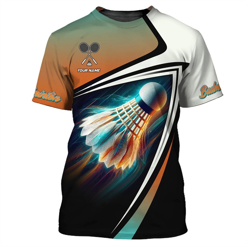 배드민턴 스포츠 티셔츠 남성 의류 멋진 소설 3D 인쇄 - Badminton Outfit 리뷰 및 가격