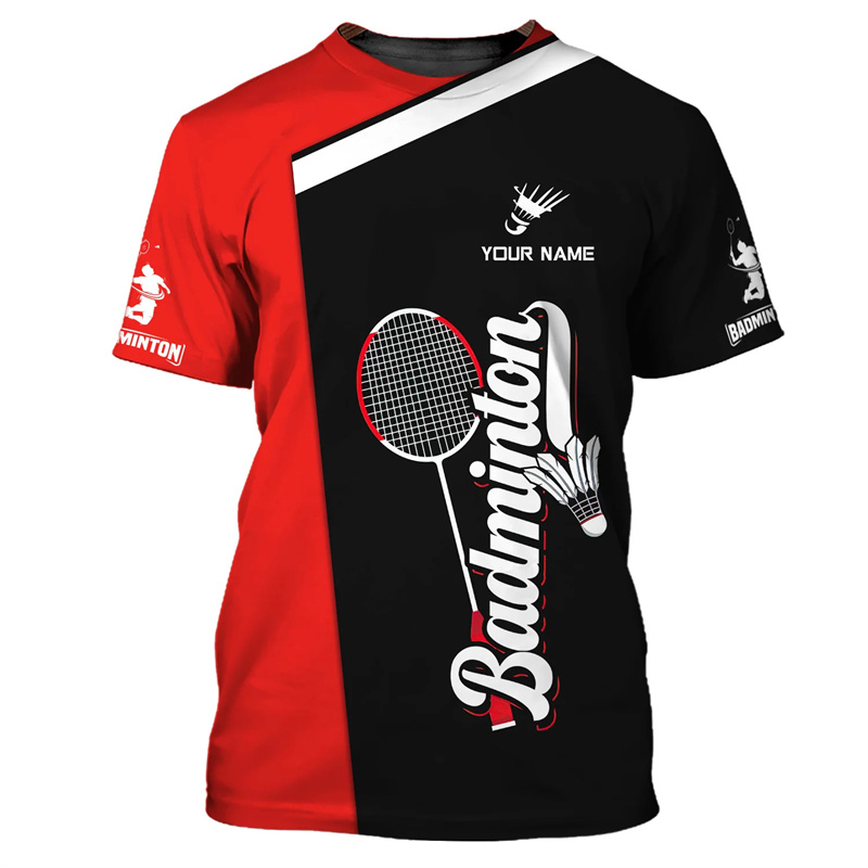 배드민턴 스포츠 티셔츠 남성 의류 멋진 소설 3D 인쇄 - Badminton Outfit 리뷰 및 가격